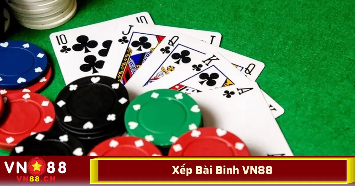 Bài Binh VN88 – Xếp Bài Thông Minh, Nhận Tiền Thấu Hiểu 2 Luật chơi khá đơn giản nhưng lại đòi hỏi người chơi phải có kiến thức chuẩn xác để đưa ra quyết định xếp bài phù hợp.
