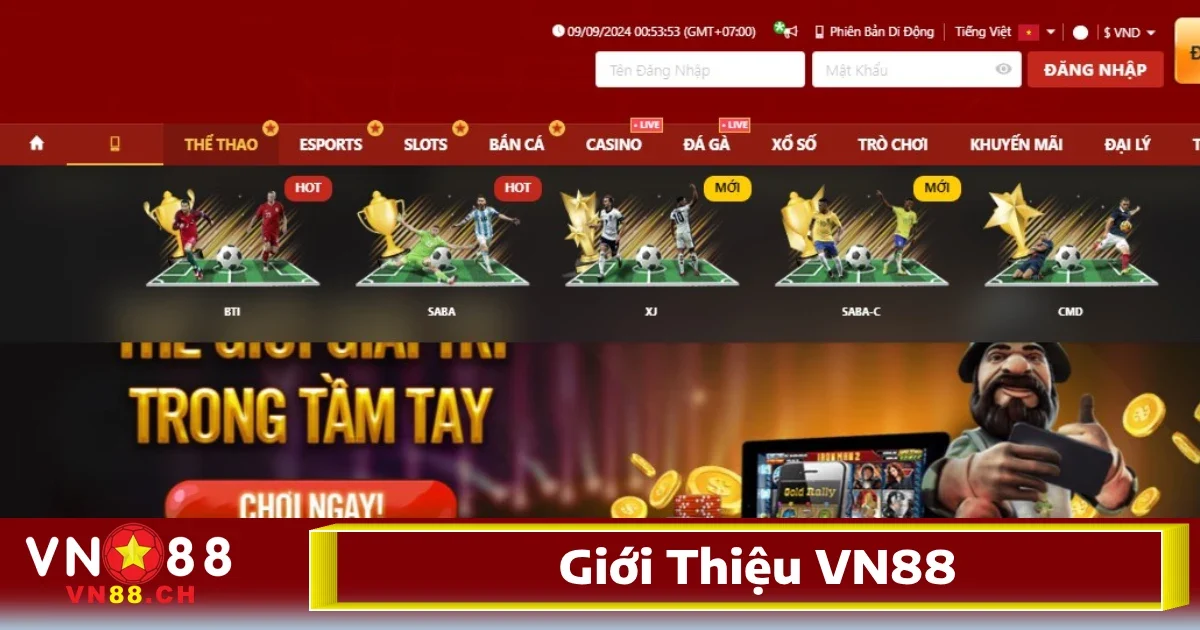 Giới Thiệu VN88 1 Giới thiệu VN88: Những điểm nổi bật làm nên tên tuổi VN88