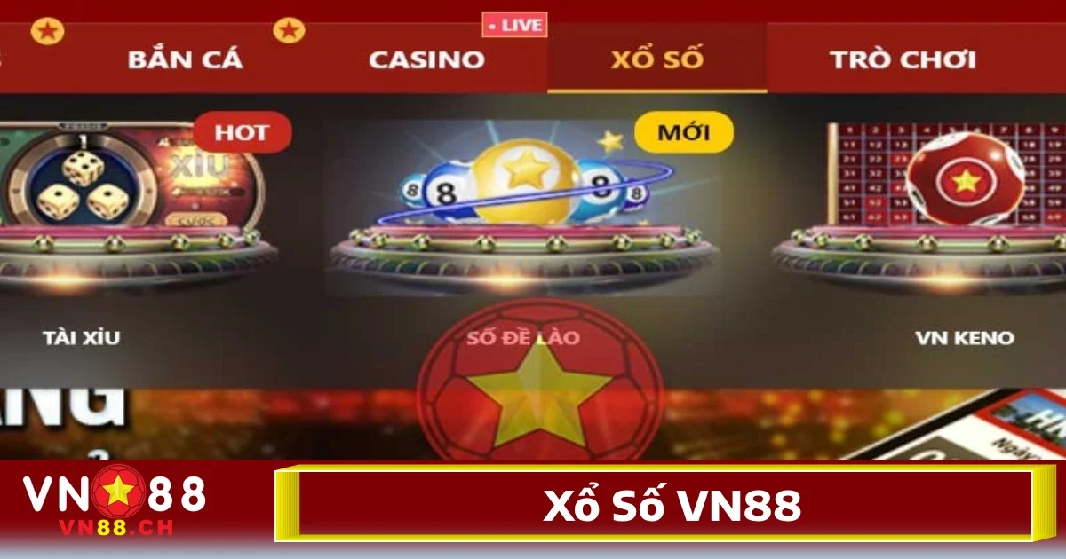 Xổ số VN88 là nền tảng mang đến cho người chơi những trải nghiệm thú vị, hấp dẫn và đầy tiềm năng